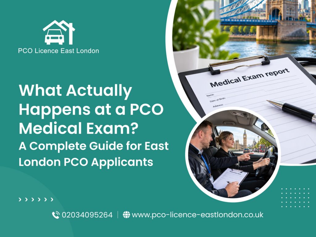 What Actually Happens at a PCO Medical Exam? A Complete Guide for East London PCO Applicants